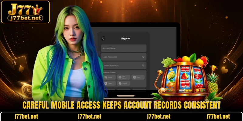 Careful mobile access keeps account records consistent