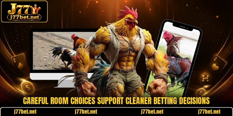 Careful room choices support cleaner betting decisions Careful room choices support cleaner betting decisions