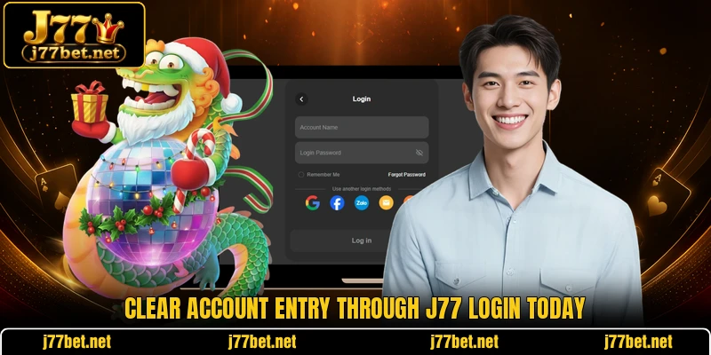 Clear account entry through J77 login today Clear account entry through J77 login today