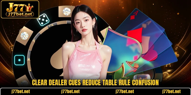 Clear dealer cues reduce table rule confusion