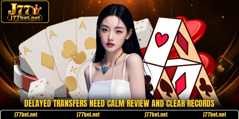 Delayed transfers need calm review and clear records