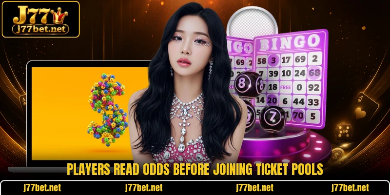 Players read odds before joining ticket pools Players read odds before joining ticket pools