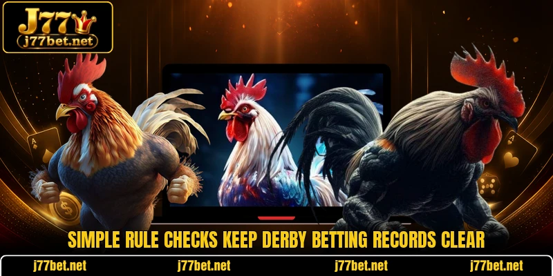 Simple rule checks keep derby betting records clear Simple rule checks keep derby betting records clear