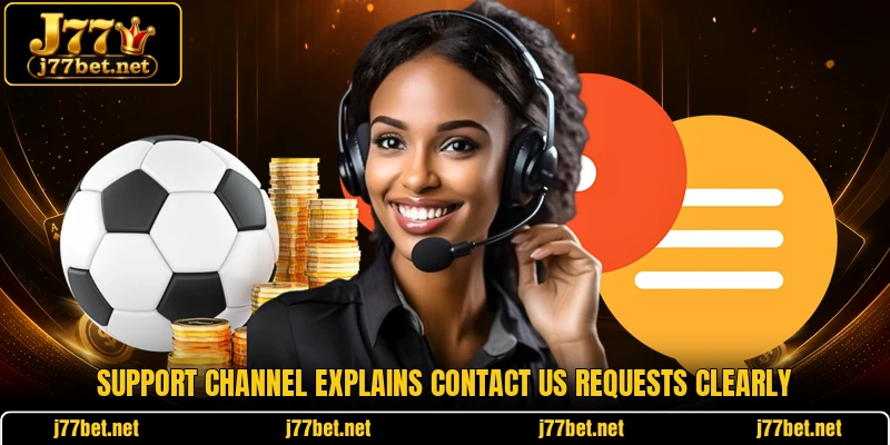 Support channel explains contact us requests clearly Support channel explains contact us requests clearly