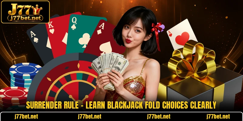Surrender Rule - Learn Blackjack Fold Choices Clearly